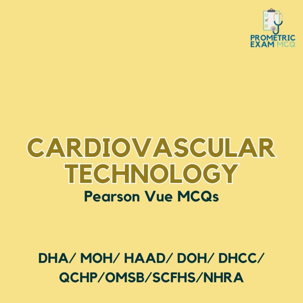 Cardiovascular Technology Pearson vue MCQ Exam